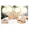 Decoração de Casamento Placa de Madeira para Assinaturas Porta-Retrato de Mesa Quadro de Mensagens de Madeira Aniversário Casamento Arranjo em Estoque