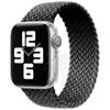 Cabeza de Metal Adecuada para Correa de Apple Watch Correa de Applewatch Moda Nylon Trenzado Círculo Único Correa de Muñeca Correa de iWatch