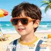 Gafas de Sol con Marco Estilo Nuevo para Niños y Niñas, Gafas de Sol Personalizadas con Protección Solar, Gafas de Sol de Moda Callejera Tendencia para Niños
