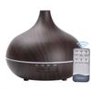 Difusor de Aroma con Forma de Cebolla Control Remoto Transfronterizo Humidificador Casero USB Difusor de Aceites Esenciales Luz Nocturna Madera Grano Aroma Máquina de Aceites Esenciales