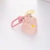 Llavero de Cerdo Tridimensional Set Protector para Aipods Colgante para Estuche de Auriculares Accesorios para Mochila Colgantes Lindos Corazón de Niña