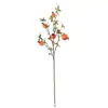 Flor Artificial Romã Fruta Decoração Enfeites Sala de Estar Mesa de Jantar Corredor Fruta Caqui Galhos de Flores Artificiais Flor Desejosa