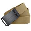 [mejora de comodidad] cinturón táctico de nailon de alta elasticidad con hebilla automática para hombre, cinturón de lona informal para jóvenes y mediana edad