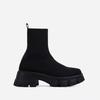 2021 Comercio Exterior calcetines tejidos voladores suela gruesa gaobang zapatilla casual comercio exterior transfronterizo botas de mujer estilo europeo y americano zapatos para las cuatro estaciones