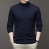 Suéter de punto de comercio exterior transfronterizo de otoño e invierno para hombre, estilo coreano, corte ajustado para hombre, manga larga, jersey de punto básico al por mayor