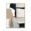 Pintura al Óleo Pura Hecha a Mano para Sala de Estar Pasillo de Entrada, Arte de Pared Decorativo con Textura Pintado a Mano, Pintura Abstracta Moderna Minimalista Grande de Pie