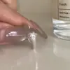 Anel Liso em Prata de Lei S925 Anel com Flor Escovada e Zircônia Anel Aberto para Dedo Indicador Feminino de Nicho Alto Padrão Não Desbota Atacado