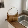 Bolsa de Ombro/Transversal Feminina Pequena de Pelúcia Camurçada com Ponto Cruz 2026 Outono/Inverno Nova Elegante Versátil para o Dia a Dia