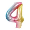 Balão Digital de Filme de Alumínio Grande 90cm Amazon Transfronteiriço 40 Polegadas Dourado Prata Ouro Rosa Balão de Aniversário