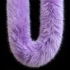 Tiras Grandes de Piel Sintética de Zorro 12 cm, Tiras Grandes de Felpa para Capa con Capucha, Puños de Capa, Tiras de Felpa Blancas, Tiras de Borde para Hanfu