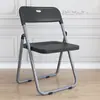 Silla Plegable para Uso en Casa, Silla de Plástico Moderna y de Moda para Fotos, Silla para Dormitorio, Oficina, Reuniones, Capacitación, Exterior con Respaldo, Venta al por Mayor