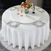 Mantel de Hotel Impermeable, Resistente al Aceite, Resistente al Calor, Mantel sin Lavado, Mantel Individual para Mesa de Comedor, Mesa Redonda Grande de Restaurante, Mantel Especial para Mesa de Banquete de Hotel