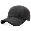 Gorra de Béisbol de Lana Protectora para los Oídos Otoño e Invierno Cortavientos y Resistente al Frío con Visera Engrosada y Cálida para Exteriores para Hombres de Mediana Edad y Mayores Gorra de Papá