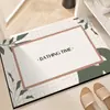 Alfombra de baño moderna simple de barro de diatomeas suave para el suelo, alfombra de puerta de baño de secado rápido antideslizante, alfombra de puerta absorbente para inodoro