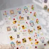 Tiesu Oso Infantil Caballo de Troya Pegatina para Uñas Arte M1137 Estilo Cuento de Hadas Dormitorio Nube Linda Cuadros Pegatina para Uñas