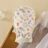 Toalla de baño para frotar dos en uno frotando barro doble cara arena fina flor de baño damas para barro no duele espuma frotando baño toalla de espalda venta al por mayor
