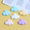 Nubes coloridas de tamaño grande y pequeño, superficie brillante, pegamento de crema para bricolaje, carcasa de teléfono móvil casera, horquilla, material de joyería, accesorios de resina.