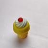 Cono de Helado Juguete de Comida Accesorios Pegamento de Crema Funda para Teléfono Móvil Bolsa de Material Llavero Casa de Muñecas en Miniatura DIY Adornos