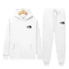 Conjunto de Dos Piezas de Sudaderas con Capucha de Manga Larga y Pantalones Deportivos Casuales para Hombre y Mujer, Transfronterizo para Primavera y Otoño, Amazon Europeo y Americano