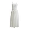 Vestido de verano para mujer, elegante, ajustado y a la moda, con encaje francés y tirantes finos, S20979