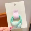 Elástico de Cabelo Infantil de Bolinhas e Coração, Corda de Cabelo de Alta Elasticidade para Meninas, Acessório de Cabelo para Bebê, Elástico de Cabelo para Menininha para Trançar