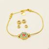 Vietnam oro silicona cuentas de posicionamiento cuentas ajustables fuerte retención de color galvanizado al vacío hecho a mano accesorios DIY pulsera pulsera cuentas espaciadoras