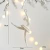 Cross-border Novos produtos Natal Glitter Pingente Árvore de Natal Decorativo Pingente Acrílico Ins Pendurado Sino Elk