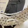 Bolsa transversal de corrente, estilo coreano, design requintado de nuvens com bolinhas, novo estilo doce e fresco com design plissado, estilosa