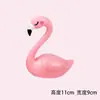 Decoración de Pastel de Cumpleaños de Flamenco Mesa de Postres Adornos Creativos Cisne Rosa Brillante Flamenco Adornos del Día de San Valentín