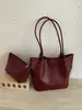 Bolso de mano tejido estilo vintage 2026 transfronterizo, Bolso de hombro simple de gran capacidad, Bolso versátil para ir al trabajo y uso diario Madre e Hijo