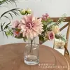 Buquê de Rosas e Hortênsias, Flores de Seda, Arranjos de Flores Secas, Flores Artificiais Decorativas, Flores de Plástico, Buquês de Casamento