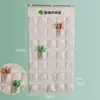 Bolsa de almacenamiento para cuerda de saltar de jardín de infantes Bolsa de almacenamiento para colgar en la pared del aula Bolsa de almacenamiento para toalla de sudor Lienzo de clase escolar Bolsa colgante para teléfono móvil y artículos varios