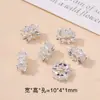 Fábrica directa de accesorios de cuentas de encaje de diamantes de oro de 18 quilates colgante DIY collar accesorios pequeños redondos al por mayor