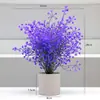 Cachos de Salgueiro Dourado Artificial para Cruzamento de Fronteiras, Flores Artificiais para Decoração de Mesa em Casa, Flores Falsas de Plástico, Folhas de Plantas Verdes Atacado