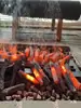 Decoração de Lenha Lenha Falsa Lenha Eletrônica de Carbono Madeira Luminosa Adereços de Fogão a Lenha Vermelho e Quente