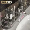 Prateleira de Suporte com Ventosa para Torneira para Banheiro, Lavabo, Pia, Organizador de Cosméticos, Montado na Parede, Vários Gadgets