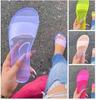 2020 Verano Nuevo Talla Grande Comercio Exterior Zapatos de Mujer Cristal Escarchado Sandalias Planas de Mujer 36-42 Comercio Exterior