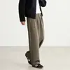 Novidades do Outono de 2026: Calça Casual Masculina Reta Plissada - Simples, Confortável, Estilosa e Elegante, Valoriza Todos os Tipos de Pernas