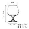 Conjunto de Taças de Vinho Brandy, Taça de Champagne Whiskey, Copo de Barriga Grande, Taça Curta Estilo Europeu, Taça de Vinho Tinto, Taça de Vidro
