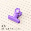 Pinza de Cola Redonda Rosa Retro Estilo Harajuku Japonés para Mujer Pinza Larga de Cola Metálica Pinza para Papeles de Examen de Estudiante Pinza para Facturas de Datos