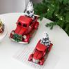 Decoración Navideña Transfronteriza Nuchi Coche de Lata de Alta Gama Adorno de Escritorio de Tren para Árbol de Navidad Regalo de Navidad