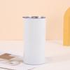 Taza de aislamiento al vacío de doble capa de acero inoxidable 304 transfronteriza, taza recta portátil para automóvil, taza de agua fría para oficina