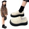 Zapatos de Cuero para Niñas 2026 Primavera y Otoño Nuevos Zapatos de Princesa Británica Zapatos Individuales de Suela Suave para Niños Mayores Zapatos Negros de Rendimiento