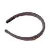 Diadema de estilo francés inspirada en Chanel de caña alta para mujer, Diadema estrecha de invierno, Nuevo accesorio para el cabello de moda 2025