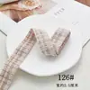 Cinta de Tela de Felpa a Cuadros de Cebolla Blanca y Negra Accesorios para el Cabello Hechos a Mano Pasador de Moño de Bricolaje Material de Cuerda para el Cabello Otro Ninguno