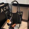 Bolsa Retrô Transfronteiriça Feminina de Grande Capacidade 2025 Nova Outono e Inverno Casual Bolsa Transversal Simples e Versátil Bolsa Saco para o Dia a Dia