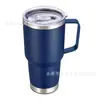 Taza Termo de 20Oz y 30Oz con Asa, Acero Inoxidable 304 con Recubrimiento en Spray, Taza de Hielo de Gran Capacidad para Exteriores, Venta al por Mayor con Logo Personalizado