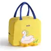 Bolsa de Lonchera de Dibujos Animados Linda, Bolsa Térmica, Lonchera, Lonchera Infantil, Lonchera Térmica de Papel de Aluminio para Estudiantes, Bolso al por Mayor