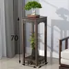 Color de ala de pollo estante antiguo madera gabinete pequeño chino de múltiples tesoros tetera de arcilla púrpura estante para juego de té estante de almacenamiento soporte de exhibición
