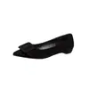 Zapatos de Commuting Elegantes de Punta Fina Estilo Nuevo de Primavera con Hebilla Cuadrada, Zapatos Individuales Versátiles de Gamuza de Boca Baja con Estampado de Leopardo para Mujer